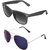 Zyaden Combo of Wayfarer Sunglasses  Aviator Sunglasses (Combo-13)