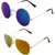 Zyaden Combo of Round And Aviator Sunglasses (Combo-122)