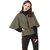 Texco Olive Green Winter Cape Jacket