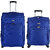Timus Upbeat Spinner Blue 55  65 Cm 4 WheelTrolleySuitcase Expandable Cabin And Check-In Luggage-24 Inch (Blue)