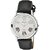 Mark Regal Round Dial Black Leather Strap Analog Watch For Men