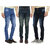 Spain Style Men's Pack of 3  Slim Fit Multicolor Jeans