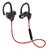QC10 Bluetooth Headset, Stereo Sound Sweat Proof Earphones with Mic and Ear Hook Bluetooth Headset