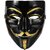 Charismacart V For Vendetta Mask (Black) Pack of 1