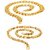 20' inch Gold Plated Brass Chain Combo by Sparkling Jewellery