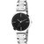 HRV W-44010 Black dial stainless steel strap fancy attractive watch for women Watch