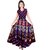Uniqchoice Women's Jaipuri Traditional Multicolor Cotton Printed Multicolor A Line Dress