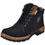 Fausto MenS Black Casual Lace-Up Shoes (FST 3105 BLACK)