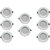 Bene LED 5w Faro Round Ceiling Light, Color of LED Red (Pack of 8 Pcs)