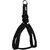 Petshop7 Nylon Black Dog Harness Black 1.25 Inch - Black (Chest Size  28-36 Inch)