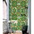 Jaamso Royals ' Modern floor sticker green grass and colorful flower  ' Wall Sticker (PVC Vinyl, 90 cm X 60 cm, Decorative Stickers)