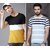 Stylogue Multicolor Digital Print Cotton Blend Round Neck Casual T-shirt For Men Pack Of 2