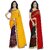 Anand Sarees Multicolor Georgette Printed Saree With  Combo ( COMBO_1190_2_1190_3 )