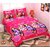 Choco Pink Barbie Double Bedsheet pack of 1