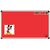 Red Sporty Magnetic Notice Board (3 feet x 2 feet) by BoardRite