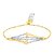 Asmitta Astonish Designer Gold Plated Adjustable Bracelet For Women