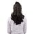 Homeoculture Natural Brown hair extension with Plastic clutcher 24 inches