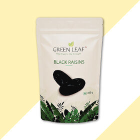 Green Leaf Black Raisins Silver 250gms