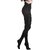 EVERUZA Women  Girl's black stockings for Full Length High Waisted Pantyhouse Stockings Pack of 3