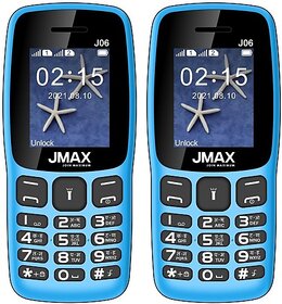 Jmax J06 Combo of Two Mobiles(Sky Blue : Sky Blue)