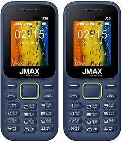 Jmax J30 Combo of Two Mobiles(Blue : Blue)