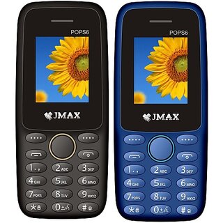 Jmax POPS 6 Combo of Two Mobiles(Black : Blue) Jmax POPS 6 Combo of Two Mobiles(Black : Blue)