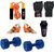 DIABLO Home Gym Combo Of 3 KG Pair Of Dumbbells With Gym Gloves  Accessories