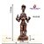 Copper Idols India - By Searchers Paradise ,3.3 inches, Handmade Rarest Kohalpur Mahalakshmi , 85 Grams , Patina Antique