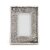 THE HOME  METALLIC PHOTO FRAME MEDIUM 8X6 SILVER SILVER 20.4X15.4X1.7 CM