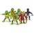 Teenage Mutant  Ninja Turtles Set Of 6 Pcs. RAphael, Leonardo, Donatello, Michelangelo, Splinter, Shedder Action Figure
