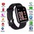 ID 116 Unisex Smart Watch Plus Fitness Band with Heart Rate Sensor Activity Tracker, BP Monitor - Black