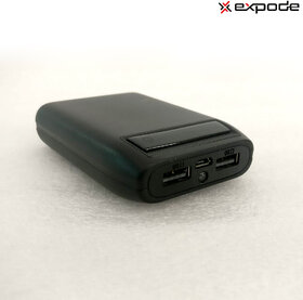 Expode 5000mAh Lithium-ion Dual USB for All USB-Charged Devices 2 Output Power Bank