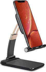 ASE Premium Smart Foldable Mobile Stand for Table and Bed, Height Adjustable Universal Phone Holder for All Smartphone and Tablet