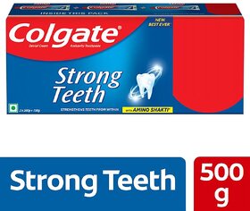 Colgate Strong Teeth Toothpaste 500g (200g x 2N + 100g x 1N)
