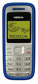 Refurbished Nokia 1200 Mobile Phone Single Sim (Assorted Color)
