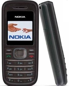 (Refurbished) Nokia 1208 (Single Sim, 1.5 inches Display, Assorted Color) Superb Condition, Like New