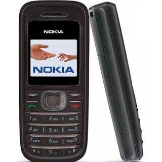 (Refurbished) Nokia 1208 (Single Sim, 1.5 inches Display, Assorted Color) Superb Condition, Like New