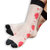 EVERUZA Transparent printed socks, Net Socks, Summer Socks, Flower Print net socks Pack of 6