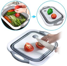 Shopper52 3 in 1 Multifunctional Plastic Foldable Chopping Board