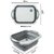Shopper52 3 in 1 Multifunctional Plastic Foldable Chopping Board