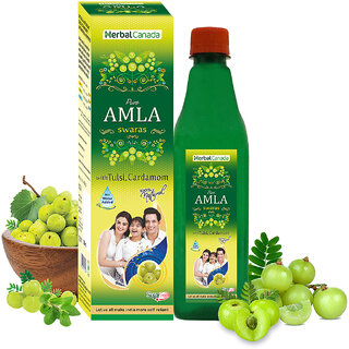 Herbal Canada Amla swaras With Tulsi,Cardamom (500ml)