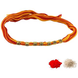 thriftkart Single Rakhi Multicolour Moli Thred Bracelet Rakhi For Men