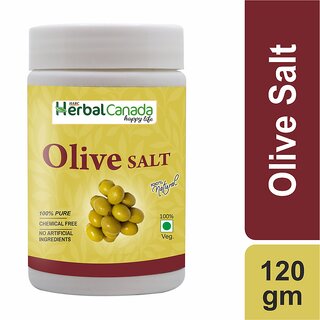 Herbal Canada Premuim Olive Salt -( Jaitun Namak ) for Boost Immunity - 100g + 20 Extra  100 Natural  Pure.