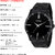 Relish Analogue Black Stainless Steel Strap Watch Gift Combo Set For Men'S Boy'S Re-Bb8086-Sg