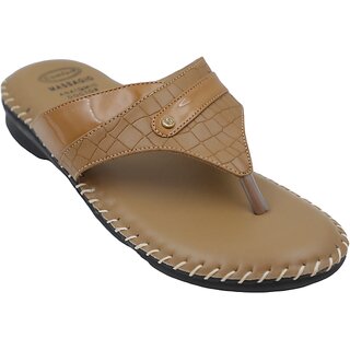 Medicated Ladies footwear Doctors chappal Synthetic DRS 08 Beige
