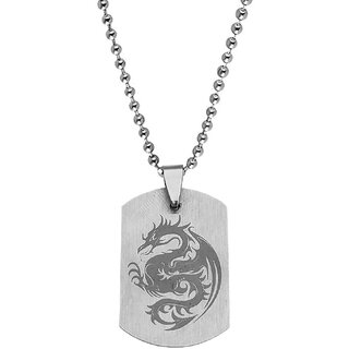                       M Men Style Good Luck Dragon Necklace Pendant Jewelry Gift For Men                                              