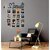 Khush Its Amazing Wood Moments With LED Light Hanging Photo Display, DIY Picture Photo Frame Collage Set Includes Multi colour Clips, Wall Mount