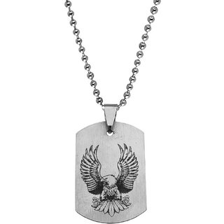                       M Men Style Bird Ying Eagel Charm  Locket With Chain                                              