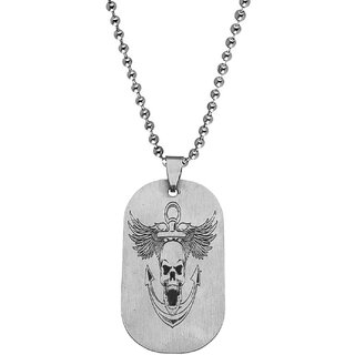                       M Men Style  Wheel  Ship  Anchor  Angle  Wing  Charm  Pendant Necklace Chain                                              