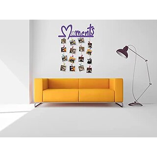 Khush Its Amazing Home Decor Wood Violet Moments Picture Photo Frame for Wall Decor Photos Artworks Prints Multi Pictures Organizer & Hanging Display Frames with Wood Clips Khush Its Amazing Home Decor Wood Violet Moments Picture Photo Frame for Wall Decor Photos Artworks Prints Multi Pictures Organizer & Hanging Display Frames with Wood Clips